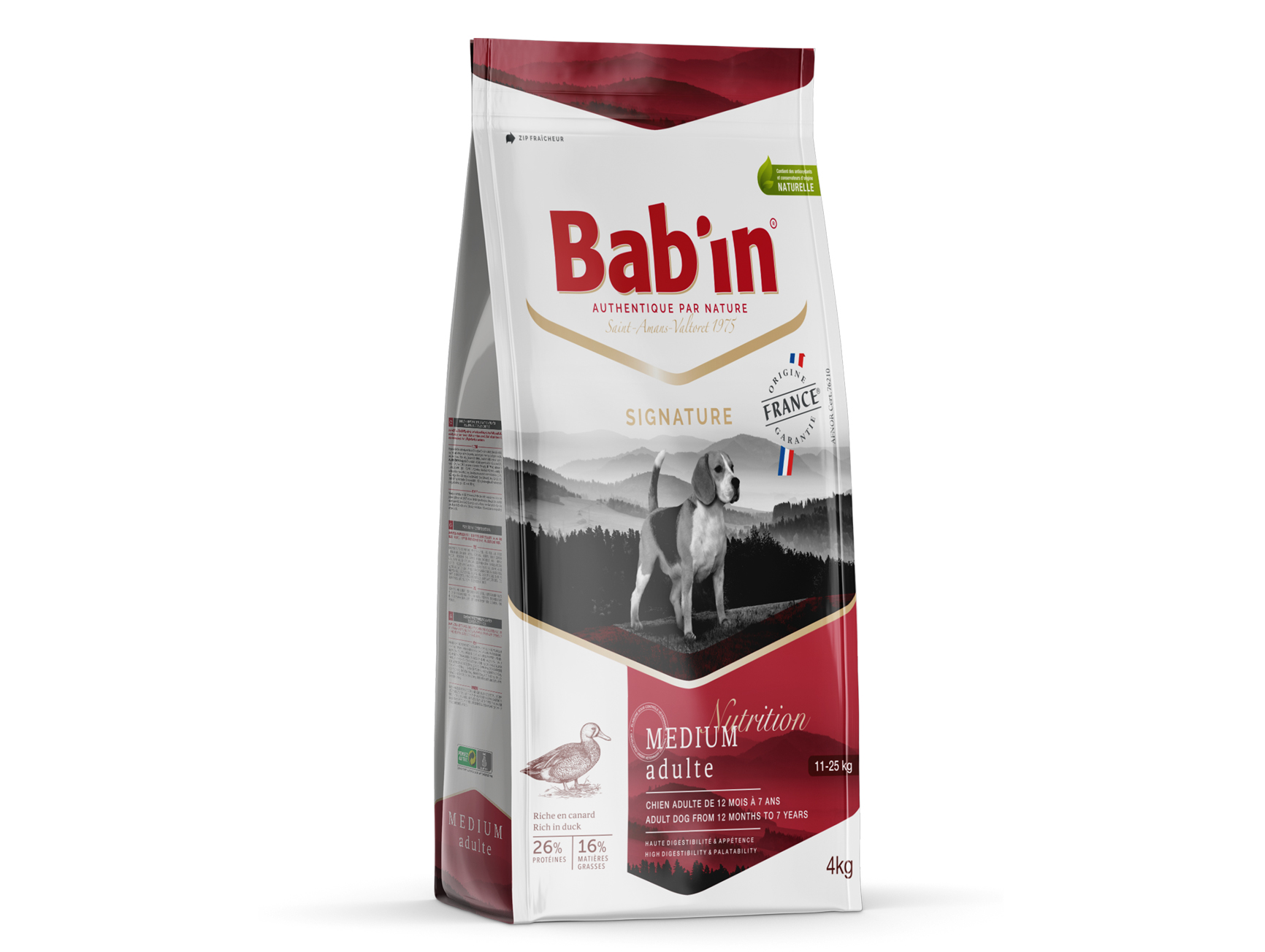 Croquettes chien Signature Medium Adult BAB'IN 15kg